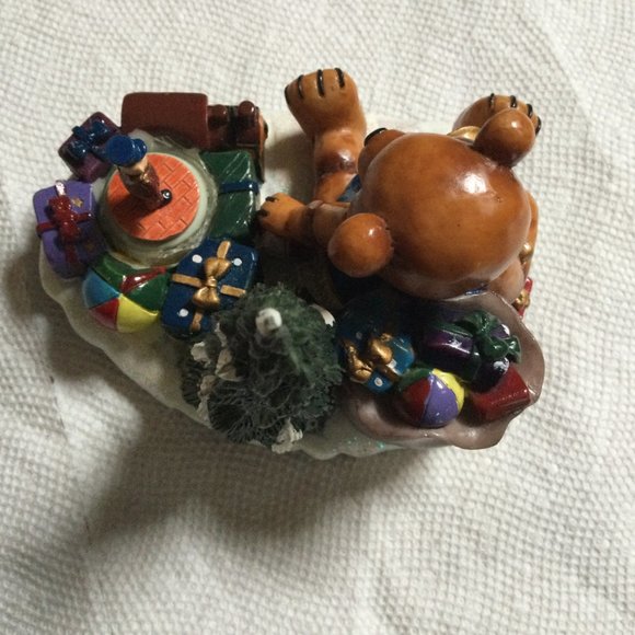 Christmas décor teddy bear Christmas tree nutcracker Christmas gift ceramic - Picture 3 of 7